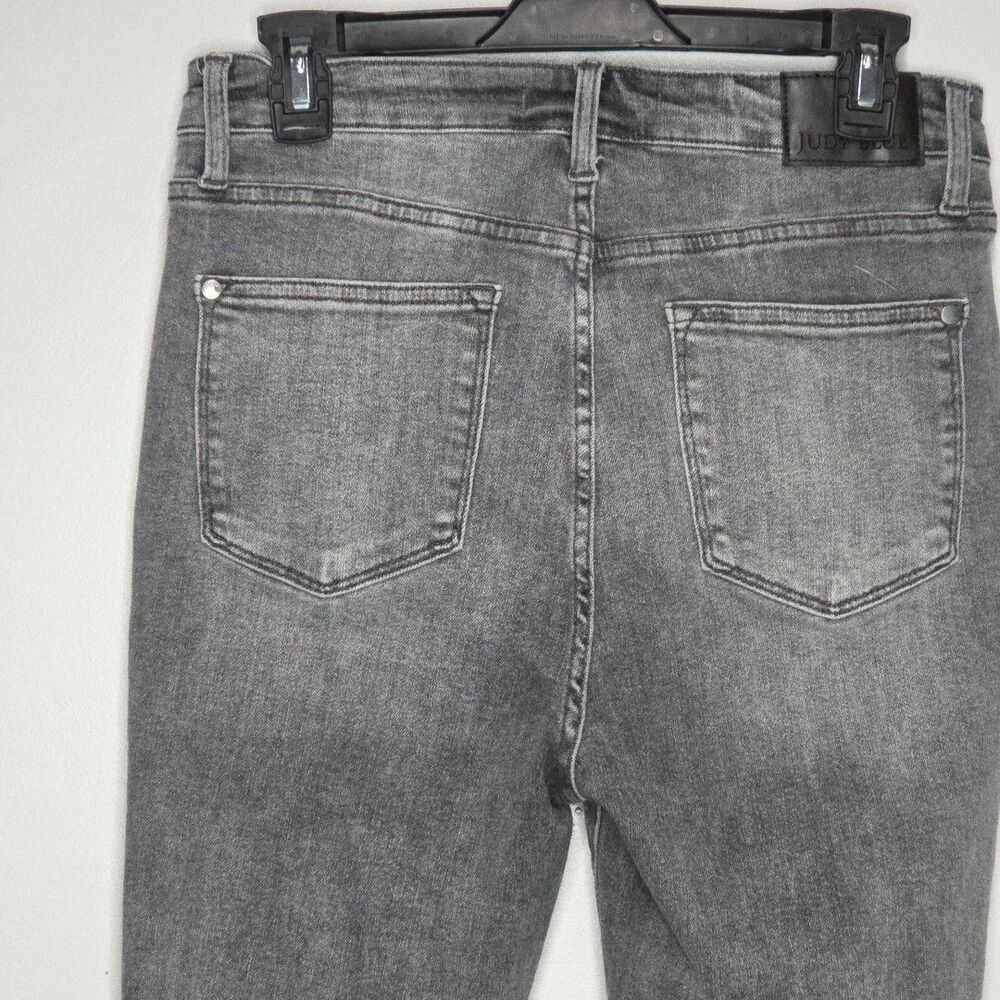 Judy Blue Slim Fit Jeans Women’s 9/29 Gray Stretch Button Fly JB78110GR - Picture 3 of 6
